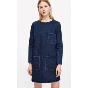 NWOT COS denim dress size 8, $228